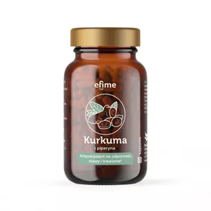 Efime Kurkuma i piperyna, 60 kapsułek