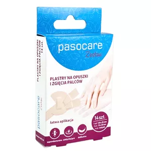 PASOCARE - Plastry z klejem silikonowym, 8 sztuk