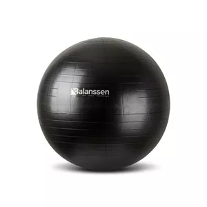 Bifarm - Balanssen ABS Gym Ball 75 cm, czarna piłka do ćwiczeń, 1 sztuka