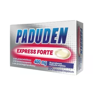 Paduden Express Forte 400 mg, 20 kapsułek