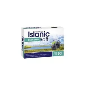 Islanic Soft, smak porzeczkowy, 30 pastylek do ssania