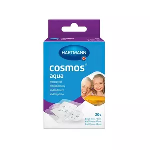 HARTMANN - Cosmos Aqua, plastry wodoodporne z opatrunkiem, 20 sztuk
