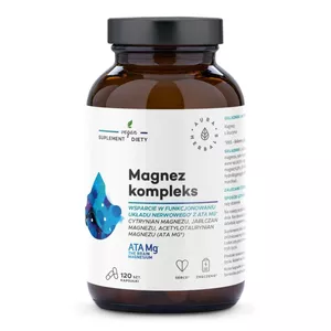 Aura Herbals Magnez kompleks ATA Mg, 120 kapsułek