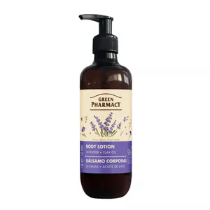 Green Pharmacy - Balsam do ciała, lawenda i olejek lniany, 400 ml