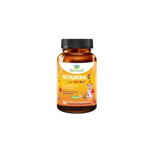 Naturell, Witamina C dla dzieci, 180 tabletek