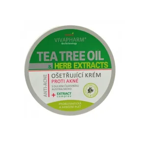 VIVACO - krem na trądzik z ekstraktem z olejku z drzewa herbacianego, 200 ml