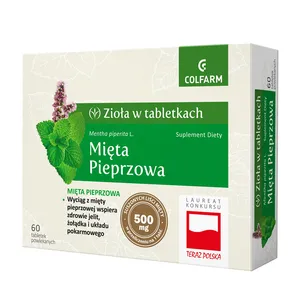 Colfarm Mięta Pieprzowa, 60 tabletek