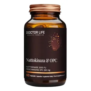 Doctor Life Nattokinaza OPC, 60 kapsułek