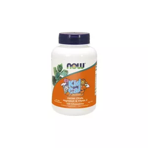 NOW FOODS, Kid Cal, 100 tabletek do ssania