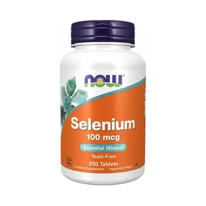 NOW FOODS Selen, 100 tabletek
