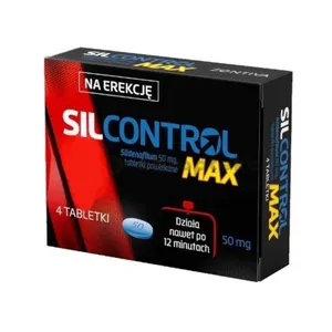 Silcontrol Max 50 mg, 4 tabletki powlekane