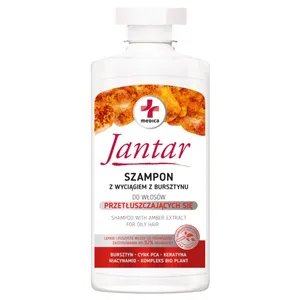 Jantar Medica - szampon do włosów przetłuszczających się z wyciągiem z bursztynu, 330 ml