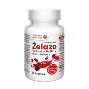 Zdrowe Korzyści, Żelazo, 60 tabletek