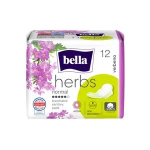 Bella Herbs - Podpaski higieniczne z werbeną, 12 sztuk