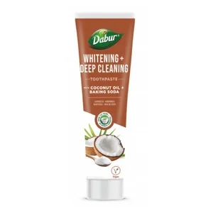 Dabur - wybielająca pasta do zębów z olejem kokosowymi i sodą oczyszczoną, 100 ml