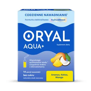 Oryal Aqua o smaku ananas-kokos-mango, 14 saszetek