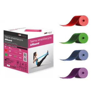 Taśma rehabilitacyjna Flat Band 5-8 kg, EB-M35, zielona, 1 sztuka