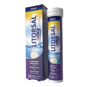 Zdrovit Litorsal Senior+ dla diabetyków, 20 tabletek