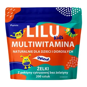Lilu Kids -  Multiwitamina, żelki dla dzieci i dorosłych, 200 sztuk