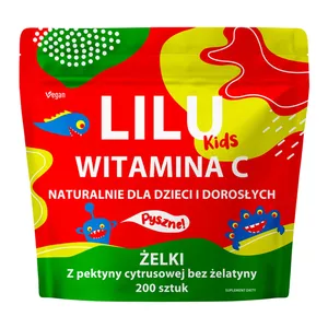 Lilu Kids - Witamina C, żelki dla dorosłych i dzieci, 200 sztuk