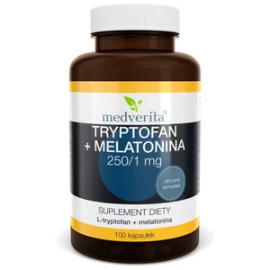 Medverita - Tryptofan+Melatonina, 100 kapsułek