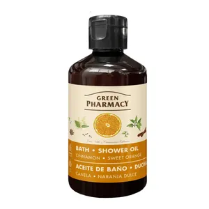 Green Pharmacy - olejek do kąpieli i pod prysznic, Cynamon i słodka pomarańcza, 250 ml