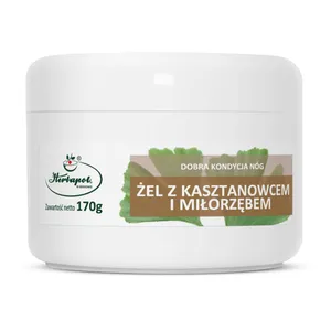 Herbapol Kraków - żel na obrzęki z kasztanowcem, miłorzębem, ruszczykiem i rutyną, 170 g