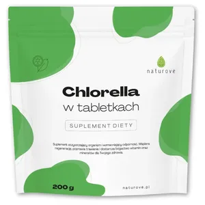 Naturove Chlorella w tabletkach, 200 g