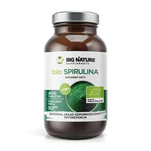 Big Nature Bio Spirulina, 400 tabletek