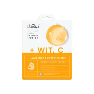 L'biotica - PGA Hydro Fusion + Witamina C, maska do twarzy, 1 sztuka