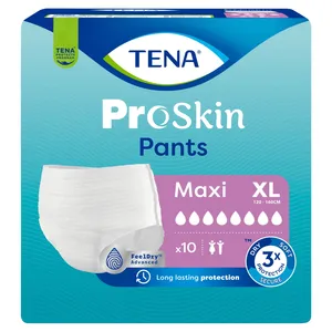 TENA Pants ProSkin Maxi - majtki chłonne, rozmiar XL, 10 sztuk