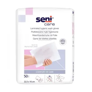 Seni Care - myjki podfoliowane, 50 sztuk