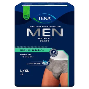 TENA Men Pants Normal - męska bielizna chłonna L/XL, 8 sztuk