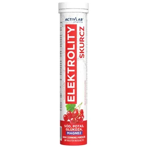 Activlab Elektrolity Skurcz, smak czerwonej porzeczki, 20 tabletek musujących