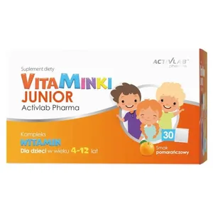 Activlab VitaMinki Junior, smak pomarańczowy 30 saszetek