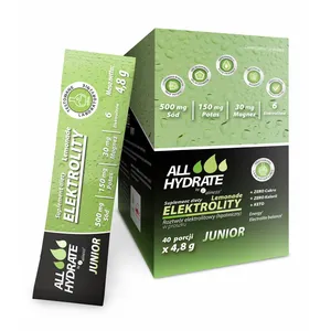 Aliness ALLHydrate, Elektrolity Stick Junior Lemonade, 40 saszetek