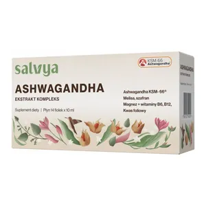 Ginseng Ashwagandha ekstrakt kompleks, 14 fiolek x 10 ml