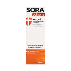 SORA Ochrona - aerozol na włosy zapobiegający wszawicy, 50 ml
