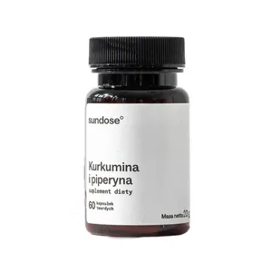 SUNDOSE Kurkumina i Piperyna, 60 kapsułek