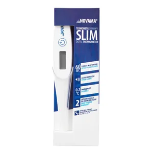 NOVAMA SLIM - termometr elektroniczny nowej generacji z alarmem, 1 sztuka