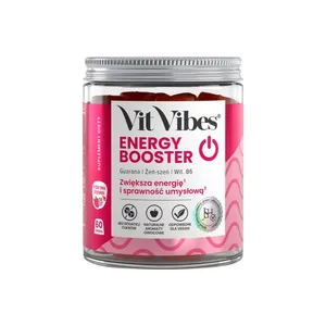 Vit Vibes Energy Booster, smak truskawkowy, 60 żelek