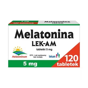 LEK-AM, Melatonina 5 mg, 120 tabletek