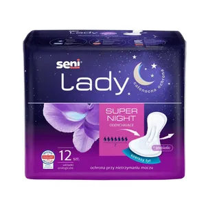 Seni Lady Super Night - wkładki urologiczne, 12 sztuk
