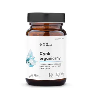 Aura Herbals Cynk Organiczny, 60 kapsułek