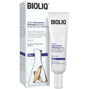 BIOLIQ 55+ - krem intensywnie liftingujący do skóry oczu, szyi, ust i dekoltu, 15 ml