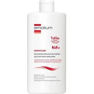 Emolium Dermocare - delikatna emulsja do kąpieli, od 1 dnia życia, 750 ml