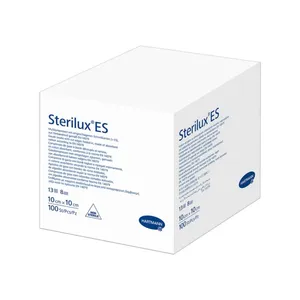 Sterilux ES - kompresy niejałowe, 13-nitkowe, 8 warstwowe, 10 cm x 10 cm, 100 sztuk