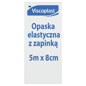 Viscoplast Opaska elastyczna, 5 m x 8 cm, 1 sztuka