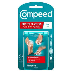 Compeed - plastry na pęcherze Mix, hydrokoloidowe, 5 sztuk