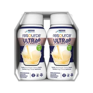 Resource Ultra+ - preparat odżywczy, smak waniliowy, 4 x 200 ml